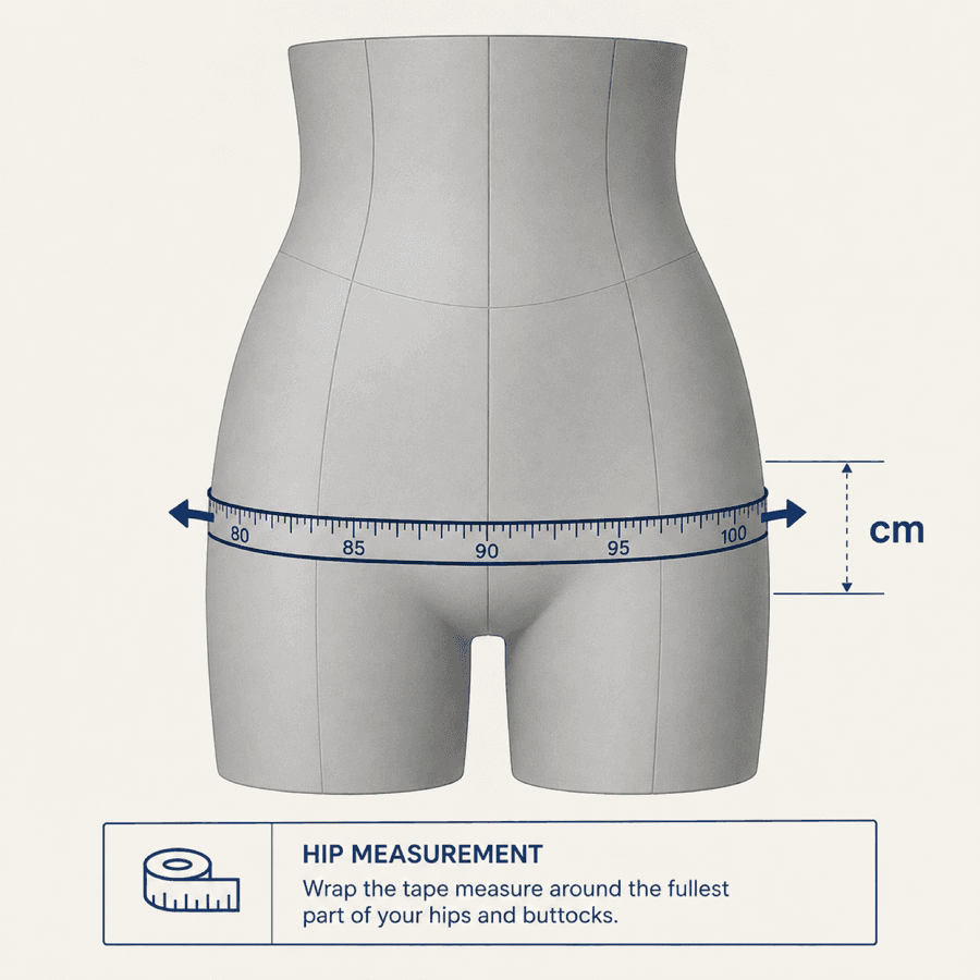 How to measure your hip