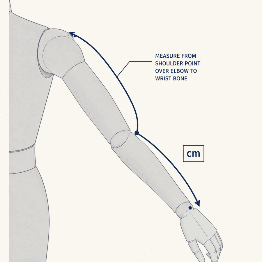 How to measure your sleeve