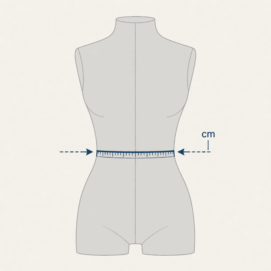 How to measure your waist